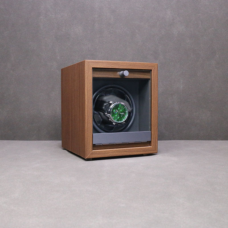 Single Watch Winder For Automatic Watches Case Mute Carbon Fibre Antimagnetic Mechanical Storage Watchs Box